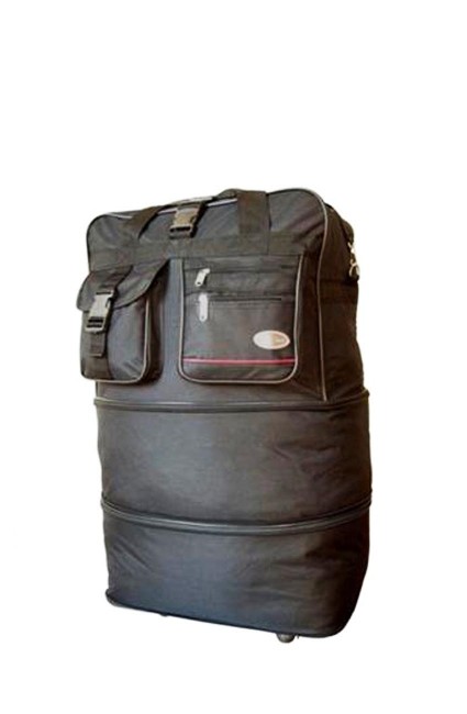 Plain Duffle Bag-WB30/BLACK